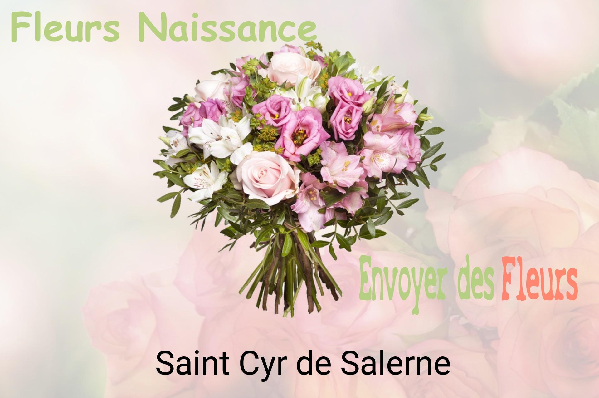 Bouquet de fleurs de naissance livré à Saint-Cyr-de-Salerne